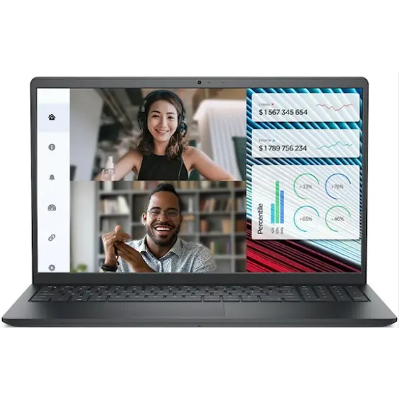 ლეპტოპი DELL Notebook Vostro 3530 15.6" FHD AG, Intel i7-1355U, 8GB, F512GB, UMA, Lin, black  - Primestore.ge