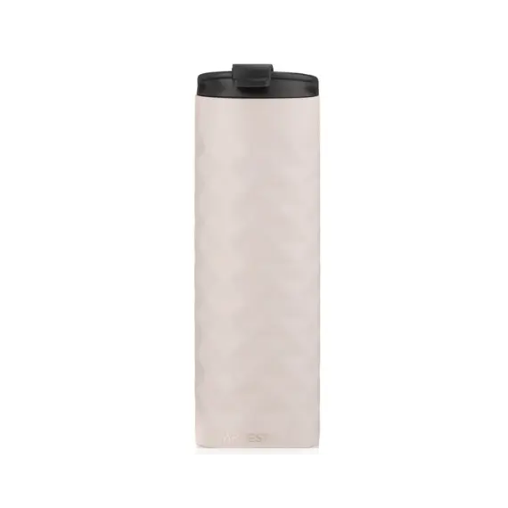თერმოსი Ardesto Travel mug Bright City 400 ml, stainless steel, beige  - Primestore.ge
