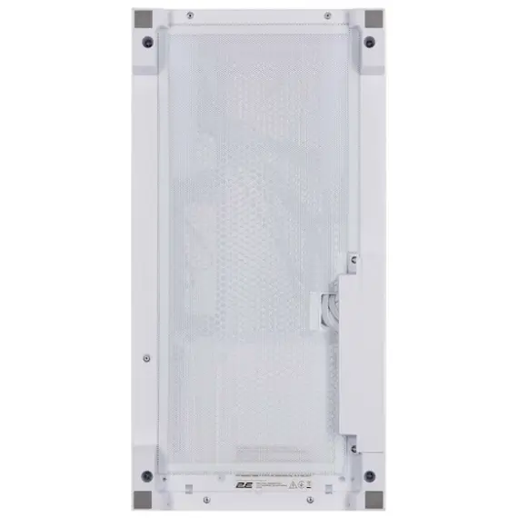 Case 2E Gaming Computer case Fantom GK701W, without PSU, 2xUSB 3.0, 1xUSB Type-C, 4x120mm ARGB, controller with remote, TG Side/Front Panel, mATX, White, 5 image