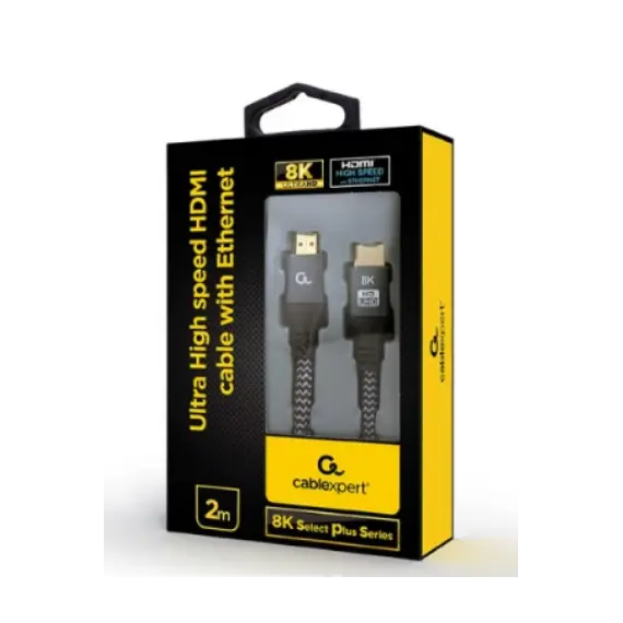 კაბელი Gembird CCB-HDMI8K-2M Ultra High speed HDMI cable with Ethernet 8K Select Plus Series 2 m - Primestore.ge