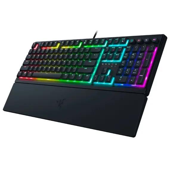 კლავიატურა Razer Keyboard Ornata V3 RGB 104key Mecha-Membrane Switch USB EN, black , 3 image - Primestore.ge