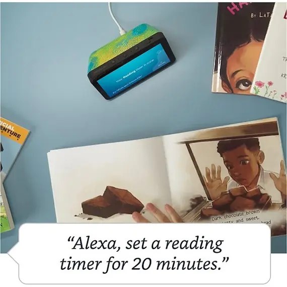 Smart Assistant Amazon Echo Show 5 (2nd Gen) HD Alexa Smart Screen And 2 MP Camera, Green, 2 image