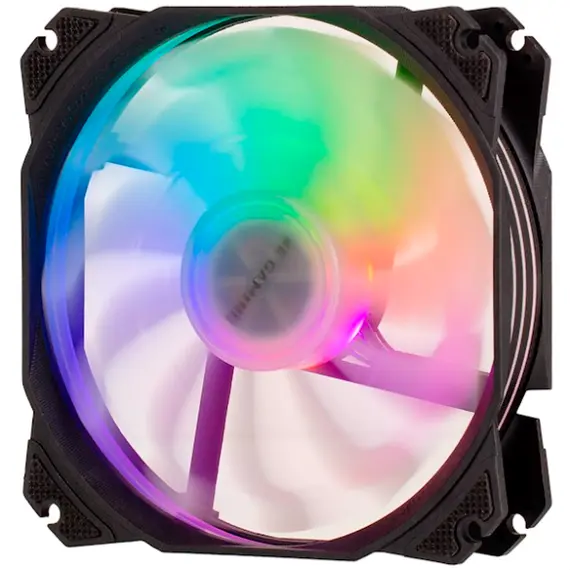 ქულერი 2E Gaming Case fan 2E Gaming Air Cool ACF120PA-ARGB, 120mm, 800-1700rpm, 4pin PWM, + 5V 3pin RGB, 19.4-33.8dBa  - Primestore.ge