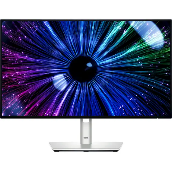 მონიტორი Dell 210-BKJF UltraSharp U2424HE, 23.8", Monitor, FHD, IPS, HDMI, USB, USB-C, RJ45, DP, Silver  - Primestore.ge