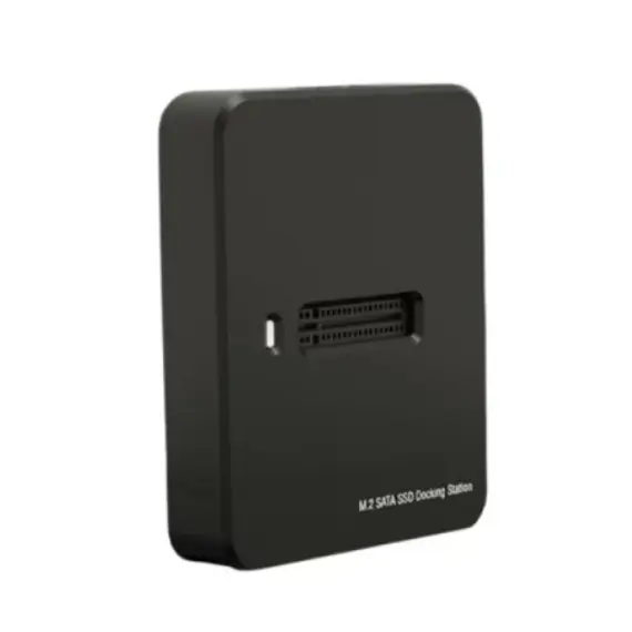 მყარი დისკის დოქ სადგური Gembird DD-U3M2 Desktop USB Type-C M.2 SATA & NVME SSD drive docking station black  - Primestore.ge