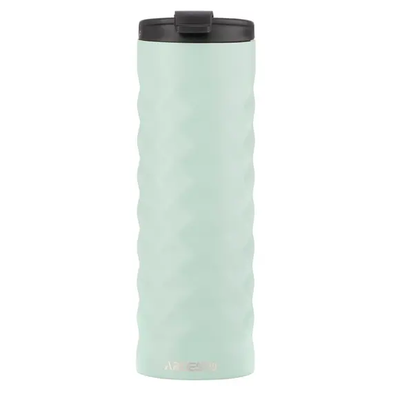 თერმოსი Ardesto Travel mug Bright City 400 ml, stainless steel, green  - Primestore.ge