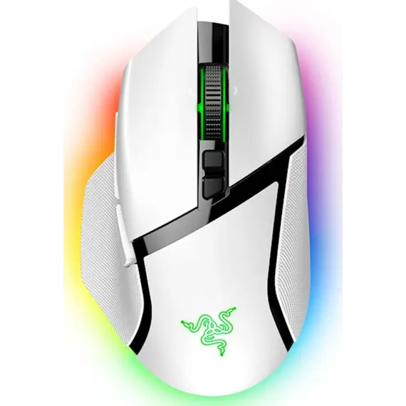 მაუსი Razer Basilisk V3 Pro, RGB, USB-A/WL/BT, White  - Primestore.ge