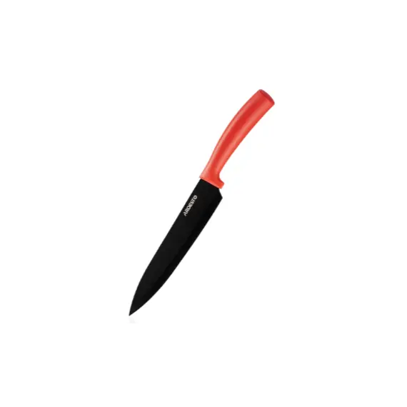 დანების ნაკრები Ardesto Black Mars Knives Set 3 pcs, red, stainless steel, plastic , 4 image - Primestore.ge
