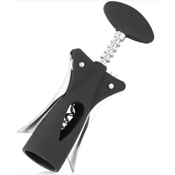 ღვინის სახსნელი Ardesto Wine opener Black Mars, black, zinc alloy, plastic , 3 image - Primestore.ge