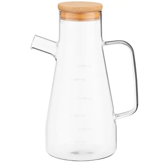 ძმრის და ზეთის ბოთლი Ardesto oil and vinegar bottle Midori, 650 ml, borosilicate glass , 2 image - Primestore.ge