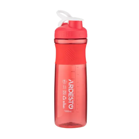 წყლის ბოთლი Ardesto Bottle Smart bottle 1000 ml, red, tritan - Primestore.ge