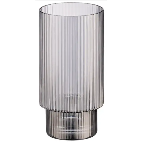 ჭიქების ნაკრები Ardesto Long glasses set, Graphite 380 ml, 2 pcs, glass , 2 image - Primestore.ge