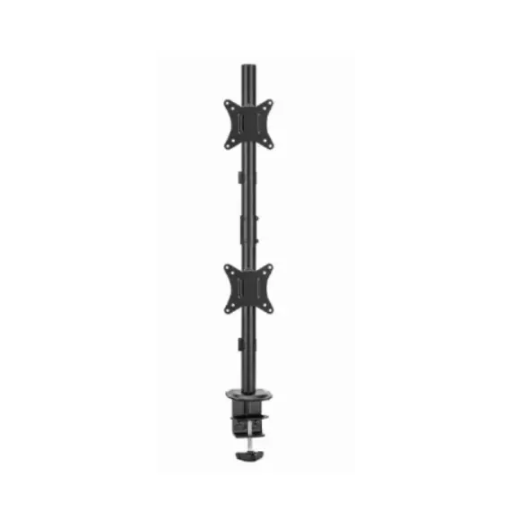 მონიტორის საკიდი Gembird MA-D2-02 Adjustable 2-display vertical desk mount 17”-32”  - Primestore.ge
