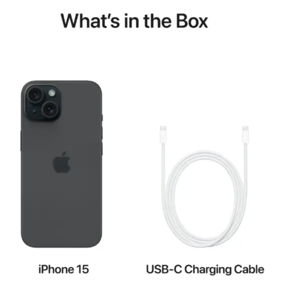 მობილური ტელეფონი Apple iPhone 15 128GB Black , 4 image - Primestore.ge