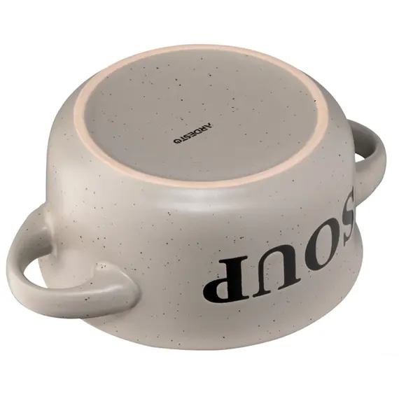 წვნიანის თასი Ardesto Bowl Alcor, 550 ml, gray, ceramics , 4 image - Primestore.ge