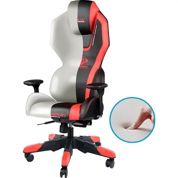 სათამაშო სავარძელი E-Blue Auroza Gaming Chair - RED EEC410BRAA-IA , 4 image - Primestore.ge