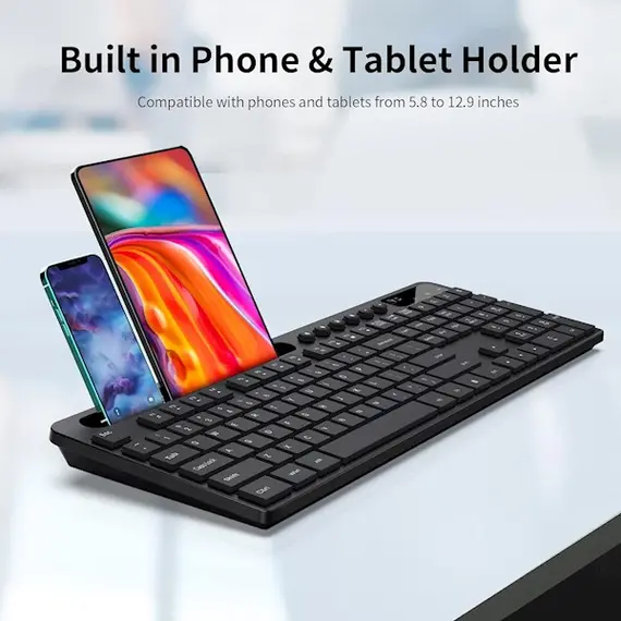 Keyboard MARVO KC411W EN BK wireless Combo, 3 image