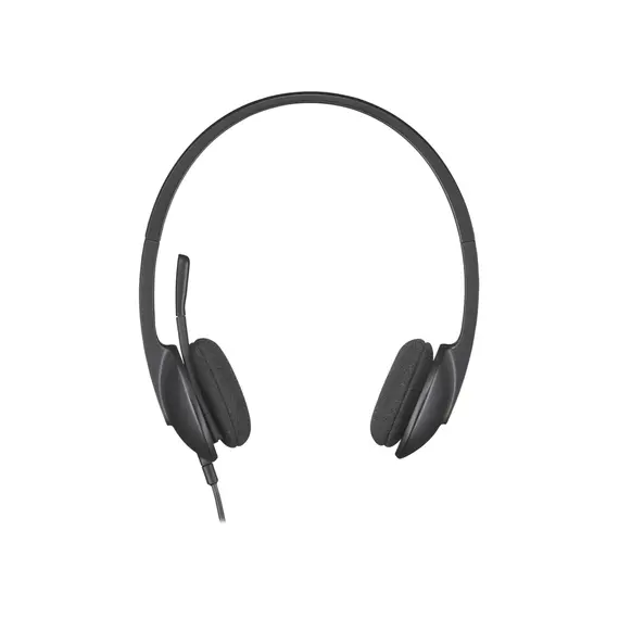 ყურსასმენი LOGITECH Corded USB Headset H340 - EMEA - BLACK (V5L981000475) , 3 image - Primestore.ge