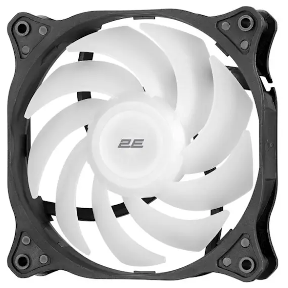 ქულერი 2E Gaming Case fan F120-ARGB, 120mm, 1200rpm, 3pin, 3pin+5VAura, 24dBa , 4 image - Primestore.ge