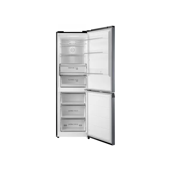 მაცივარი Toshiba GR-RB449WE-PMJ(06) - Bottom FRZ,186x60x66, 338 Litres, BIG Display, Silver , 4 image - Primestore.ge