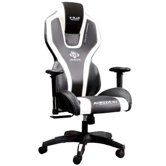 სათამაშო სავარძელი E-BLUE Auroza gaming chair – WHITE (EEC410BWAA-IA) , 2 image - Primestore.ge