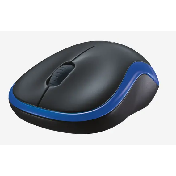მაუსი LOGITECH Wireless Mouse M185 - EER2 - BLUE , 2 image - Primestore.ge