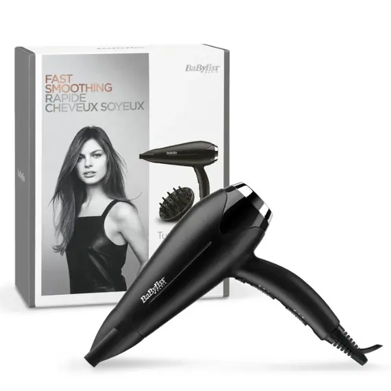 Hair dryer Babyliss D572DE Turbo Smooth 2200 Hair Dryer Black, 3 image