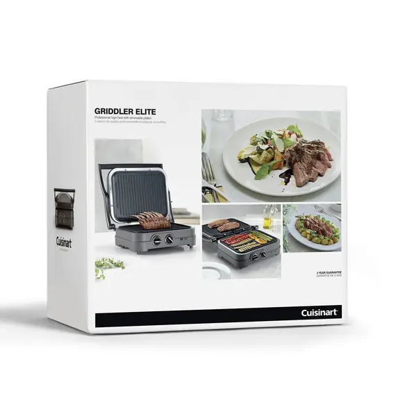 Grill Cuisinart GR47E Griddler Elite Grill Gray, 4 image