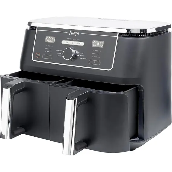 აეროგრილი Ninja AF400EU Dual Zone Air Fryer Black , 2 image - Primestore.ge