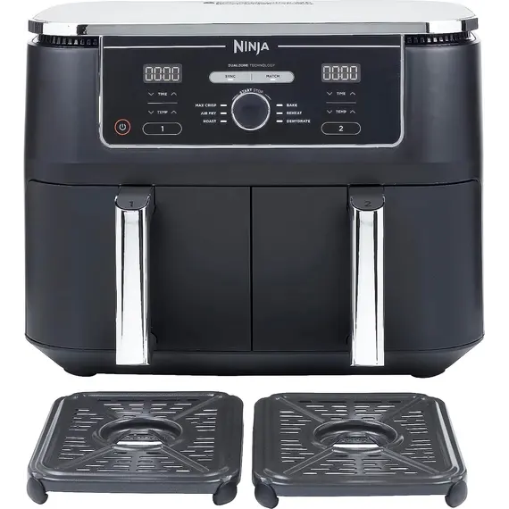 აეროგრილი Ninja AF400EU Dual Zone Air Fryer Black , 3 image - Primestore.ge