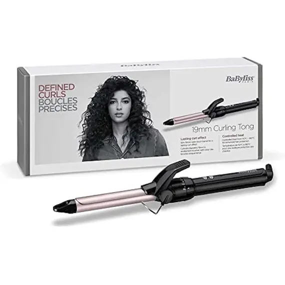თმის სახვევი Babyliss C319E, Hair Curling Iron, Black/Pink - Primestore.ge