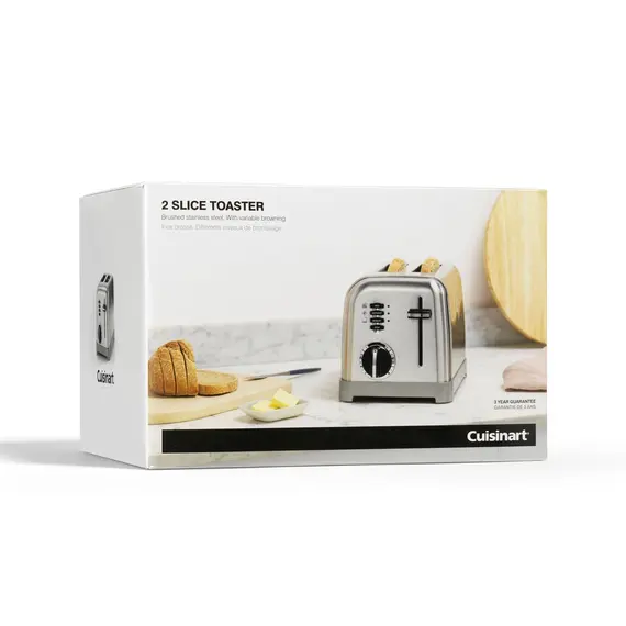 Toaster Cuisinart CPT160E 2 Slice Toaster Silver, 3 image