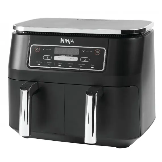 აეროგრილი Ninja AF300EU Dual Zone Air Fryer Gray , 2 image - Primestore.ge