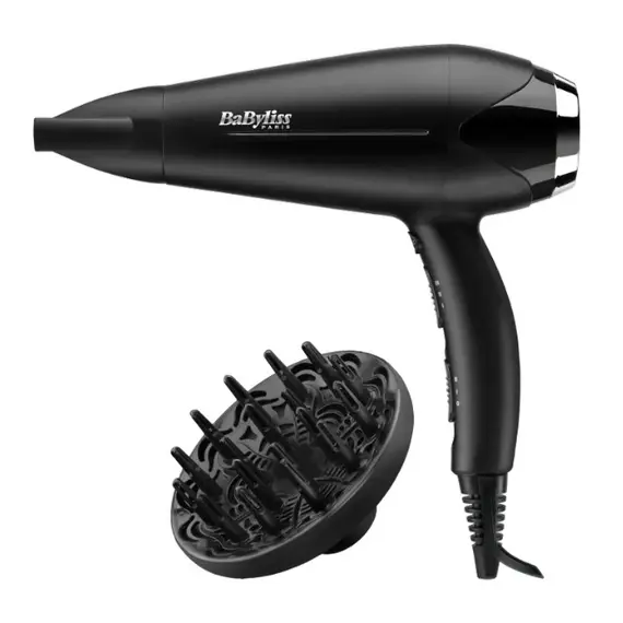 Hair dryer Babyliss D572DE Turbo Smooth 2200 Hair Dryer Black