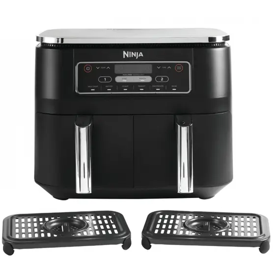 აეროგრილი Ninja AF300EU Dual Zone Air Fryer Gray , 4 image - Primestore.ge