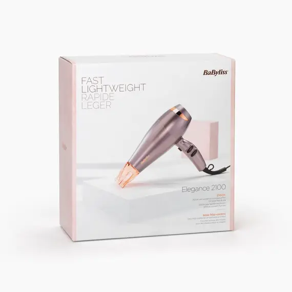 Hair dryer Babyliss 5336NPE Elegance 2100 Hair Dryer Pink, 4 image