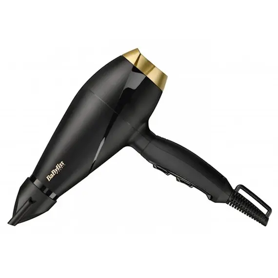 თმის საშრობი Babyliss 6704E, 2000W, Hair Dryer, Black/Gold , 2 image - Primestore.ge