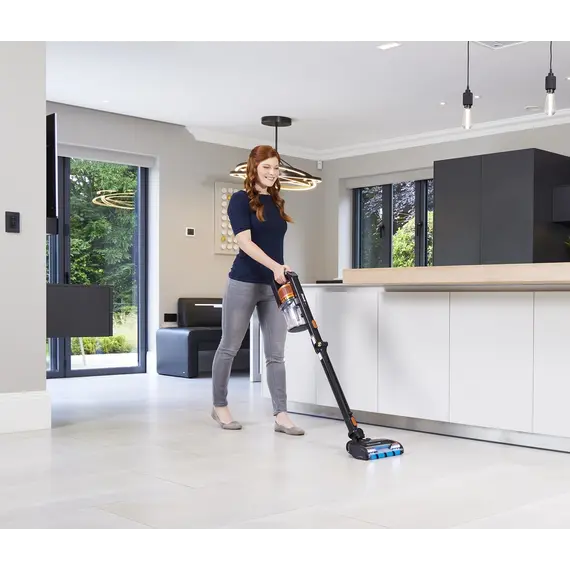მტვერსასრუტი Shark Ninja IZ300EU Anti Hair Wrap Cordless Stick Vacuum Cleaner Black/Gold , 5 image - Primestore.ge
