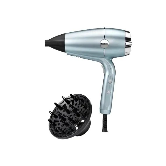 Hair dryer Babyliss D773DE Hydro-Fusion 2100 Hair Dryer Icy Blue