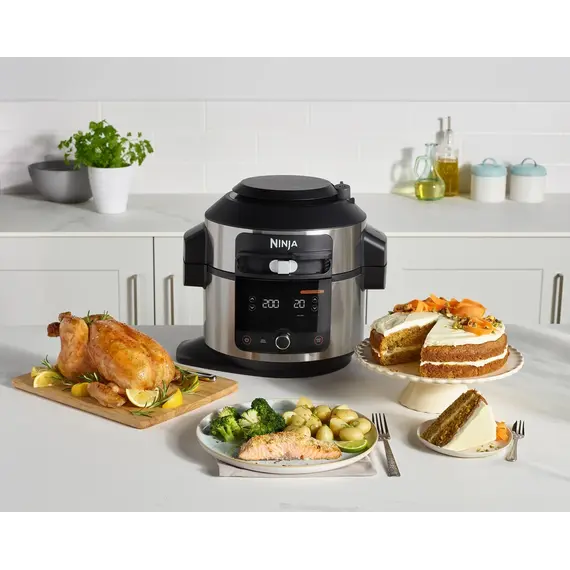 მულტისახარში ქვაბი Ninja OL550EU Foodi 11-in-1 6L Multi-Cooker Gray , 8 image - Primestore.ge
