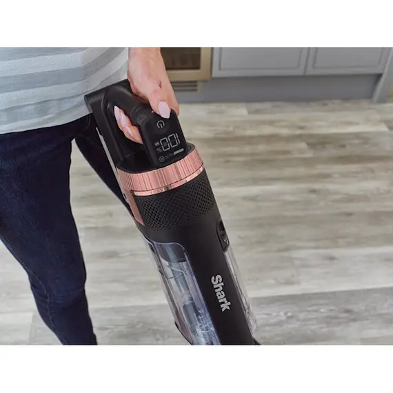 მტვერსასრუტი Shark Ninja IZ400EU, 309W, 0.85L, Vacuum Cleaner, Gray/Gold , 7 image - Primestore.ge