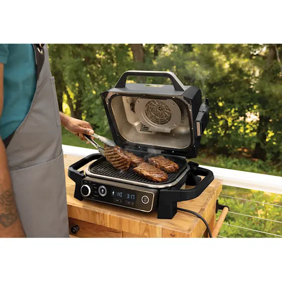 გრილი Ninja OG701EU, 2400W, Grill, Black/Silver , 5 image - Primestore.ge