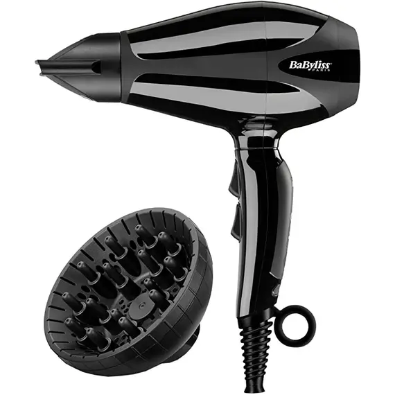 Hair dryer Babyliss 6715DE Compact Pro 2400 Hair Dryer Black, 3 image