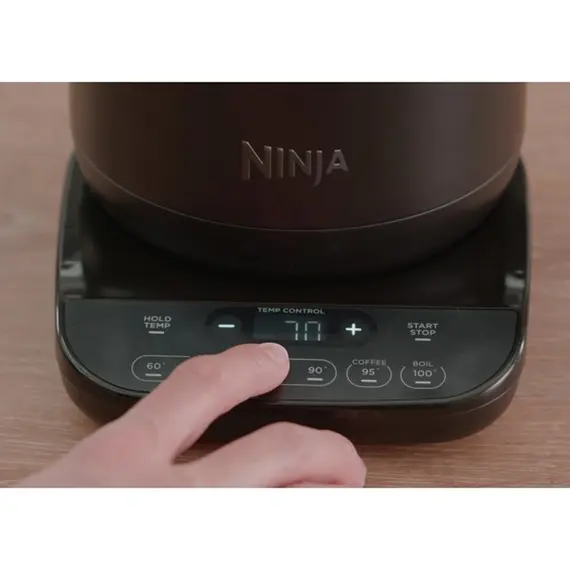 ელექტრო ჩაიდანი Shark Ninja KT200EU Rapid Boil Perfect Temperature Electric Kettle Black , 5 image - Primestore.ge