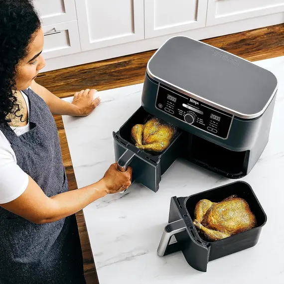 აეროგრილი Ninja AF400EU Dual Zone Air Fryer Black , 5 image - Primestore.ge