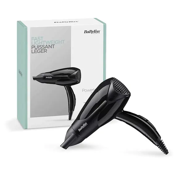 Hair dryer Babyliss D212E, 2000W, Hair Dryer, Black, 5 image