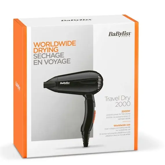 თმის საშრობი Babyliss 5344E, 2000W, Hair Dryer, Black , 5 image - Primestore.ge