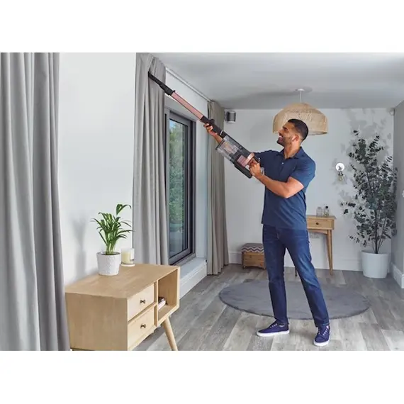 მტვერსასრუტი Shark Ninja IZ400EU, 309W, 0.85L, Vacuum Cleaner, Gray/Gold , 8 image - Primestore.ge