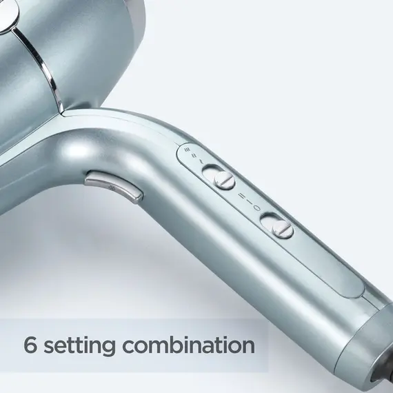 Hair dryer Babyliss D773DE Hydro-Fusion 2100 Hair Dryer Icy Blue, 3 image