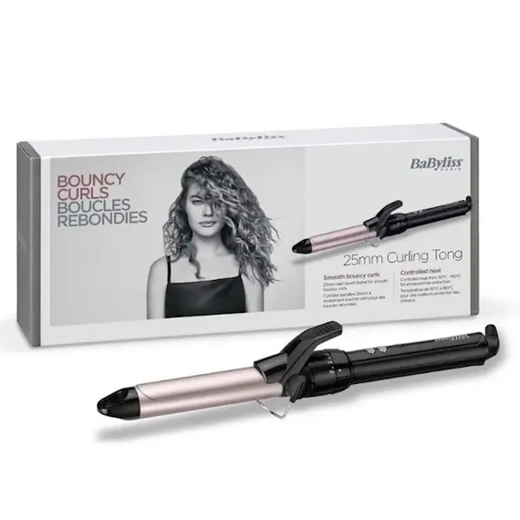 თმის სახვევი Babyliss C325E, Hair Curling Iron, Black/Pink , 5 image - Primestore.ge